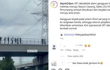 Viral LRT Jabodebek Mogok Bikin Penumpang Susuri Jembatan, Ini Penyebabnya