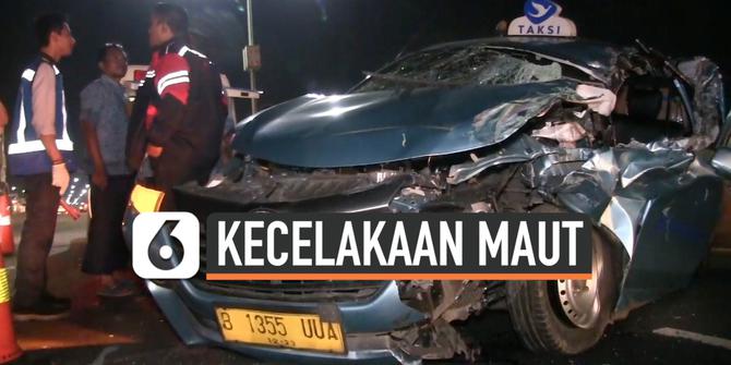 VIDEO: Kecelakaan Maut di Tol Dalam Kota Jakarta, 1 Tewas