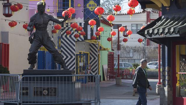 Akibat Virus COVID-19, Kawasan Pecinan Los Angeles Sepi