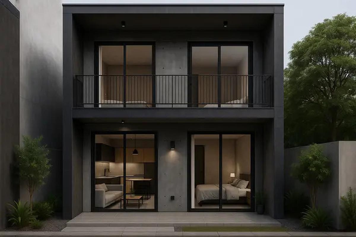7 Desain Rumah 6x12 2 Lantai dengan 3 Kamar, Nyaman untuk Keluarga Modern