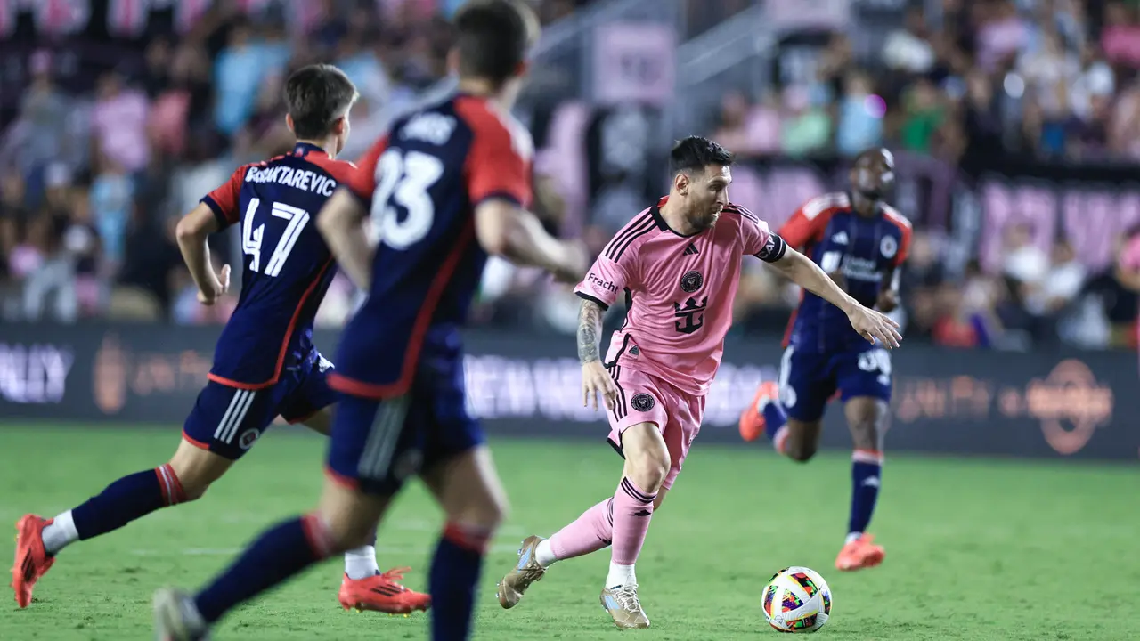 Foto: Momen Lionel Messi Cetak Hattrick Dalam Waktu 11 Menit, Inter Miami Sabet Trofi Supporter Shield