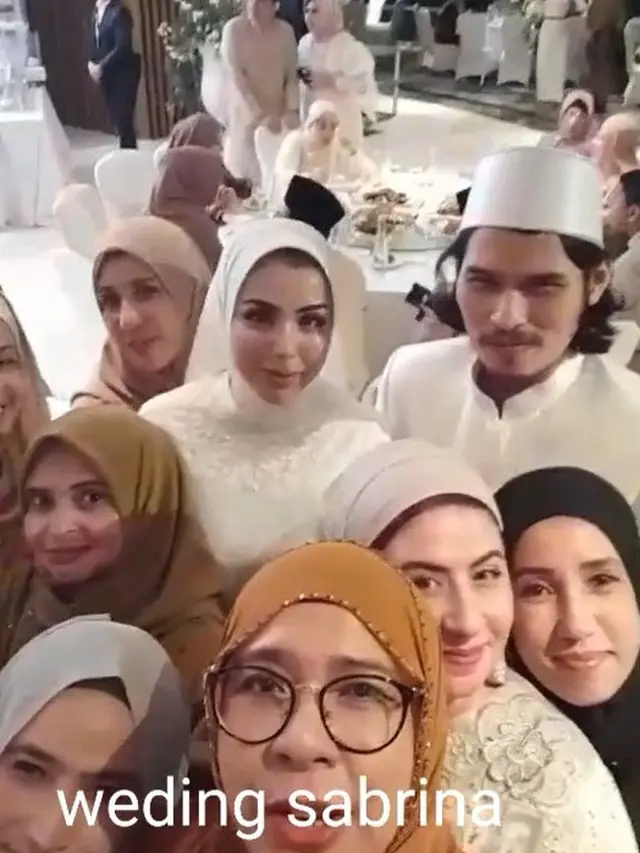 Virzha dan Sabrina menikah (TikTok/mrsfunny87)