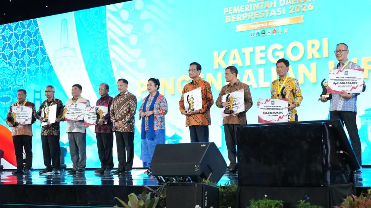 Dorong Kinerja Daerah, Kemendagri Beri Penghargaan Pemda Berprestasi Regional Jawa-Bali