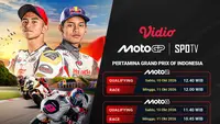 Moto3 Pertamina Grand Prix of Indonesia 2026: Veda Ega Lolos Langsung ke Q2 Moto3 di Vidio