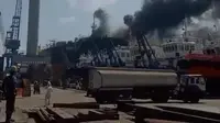 Kronologi Terbakarnya Kapal Tanker di Batam yang Sebabkan 4 Pekerja Tewas