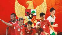 Timnas Indonesia - Saddil Ramdani, Egy Maulana Vikri, Witan Sulaeman, Asnawi Mangkualam, Pratama Arhan, Elkan Baggott (Bola.com/Adreanus Titus)