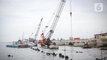 Melihat Progres Pembangunan Pelabuhan Dermaga Kali Adem