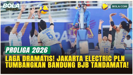 Duel Ketat Penuh Tensi, Jakarta Electric PLN Mobile Menang Tipis 3-2 atas Bandung BJB Tandamata