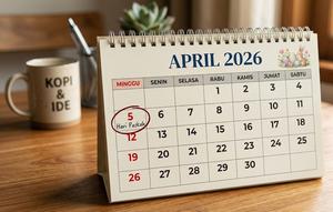 Kalender April 2026 (created by AI)