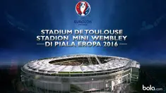 Stadium de Toulouse kandang dari Toulouse menjadi mini stadion Wembley, stadion terkenal di Britania Raya.