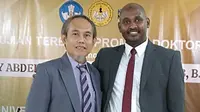 Mahasiswa asal Sudan, Afrika, Modawy Abdelgader Elbasheer Altayb menjadi lulusan ketiga Program Doktor Ilmu Peternakan Fapet Unsoed, Purwokerto