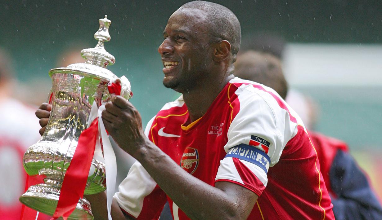 Patrick Vieira bermain untuk Arsenal pada 1995 hingga 2005. Patrick Vieira pernah melatih Manchester City Reserves dan saat ini menjadi pelatih kepala untuk New York City. (AFP/Adrian Dennis)