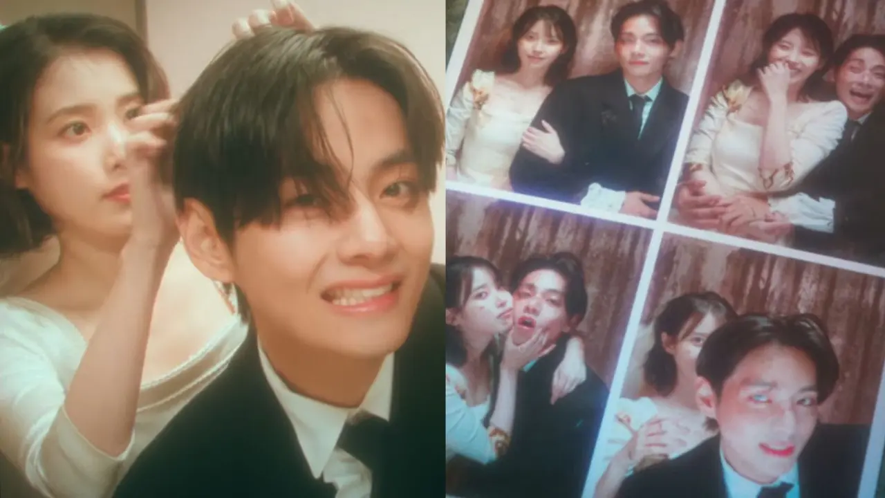 IU dan V BTS kolaborasi di MV berjudul Love Wins All