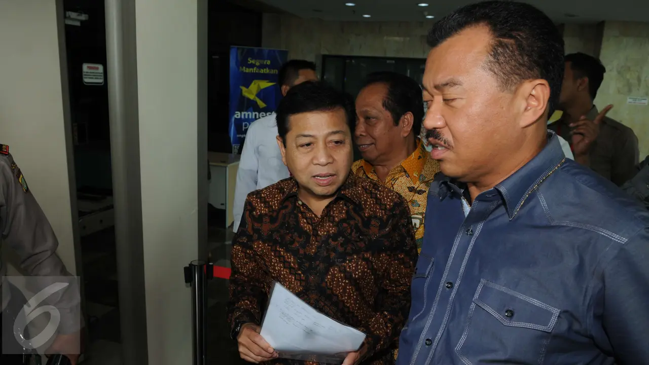 20170110-Ketua DPR Setya Novanto Diperiksa Penyidik KPK-Jakarta
