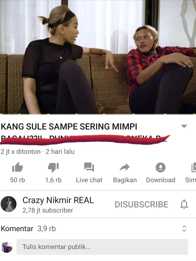 Unggahan Nikita Mirzani. (Foto: YouTube Crazy Nikmir Real)