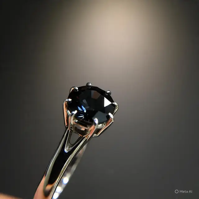 Ilustrasi cincin perak (Created by Meta AI)