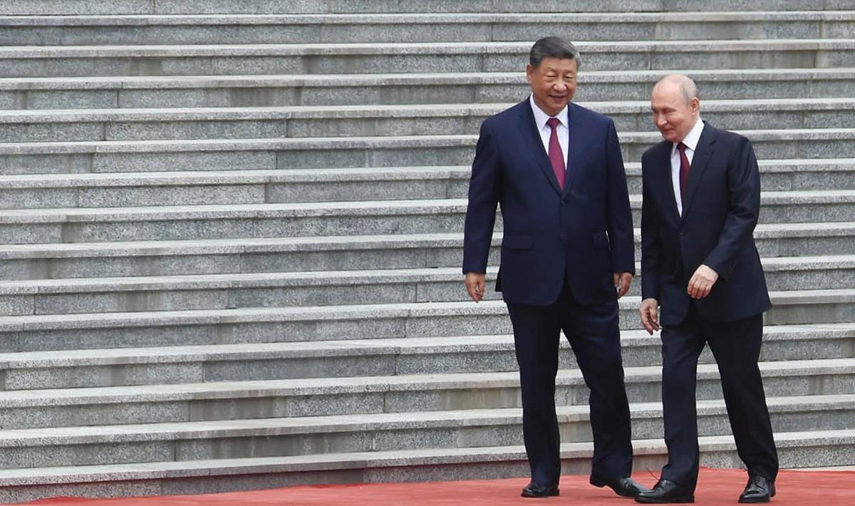 FOTO: Pertemuan Xi Jinping dan Vladimir Putin Perkuat Arah Kerja Sama Strategis China Rusia