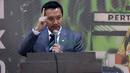 Menteri Pemuda dan Olah Raga Imam Nahrawi terus mencari cara dengan jalur yang diyakininya  untuk memperbaiki sepak bola Indonesia. (Bola.com/Nicklas Hanoatubun)