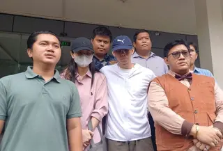 korban penganiayaan gara-gara tegur tetangga main drum. (Antara)