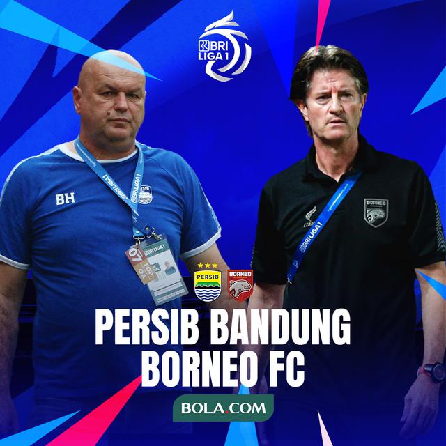 BRI Liga 1 - Persib Bandung Vs Borneo FC - Duel Pelatih