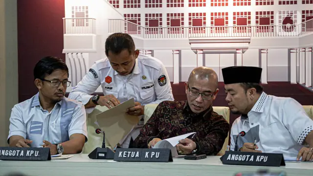 KPU Tetapkan Tiga Capres dan Cawapres pada Pemilu 2024