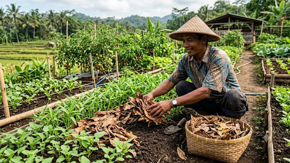 10 Bahan Pengganti Mulsa Plastik untuk Kebun Sayur yang Mudah Ditemukan di Rumah
