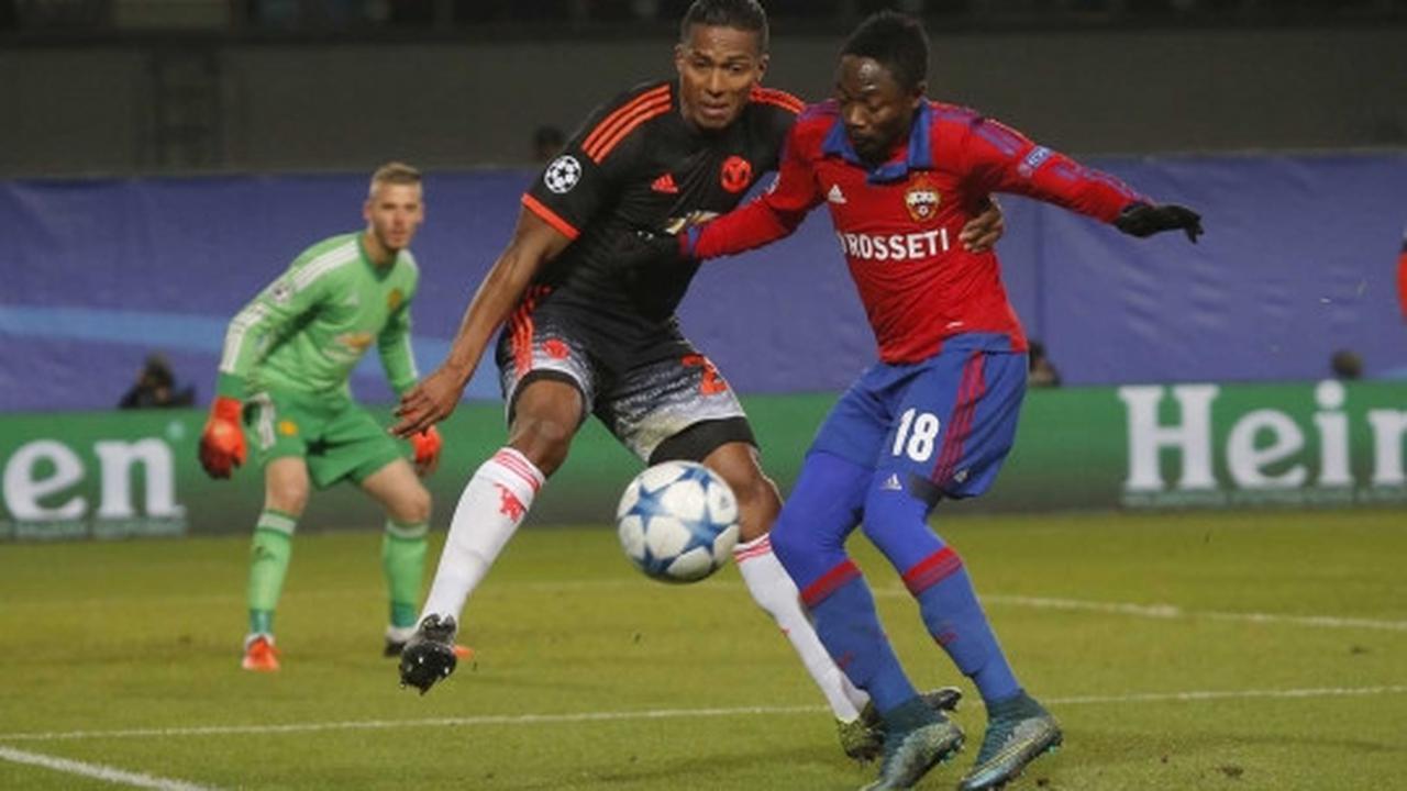 CSKA Moscow tahan imbang Manchester United 1-1