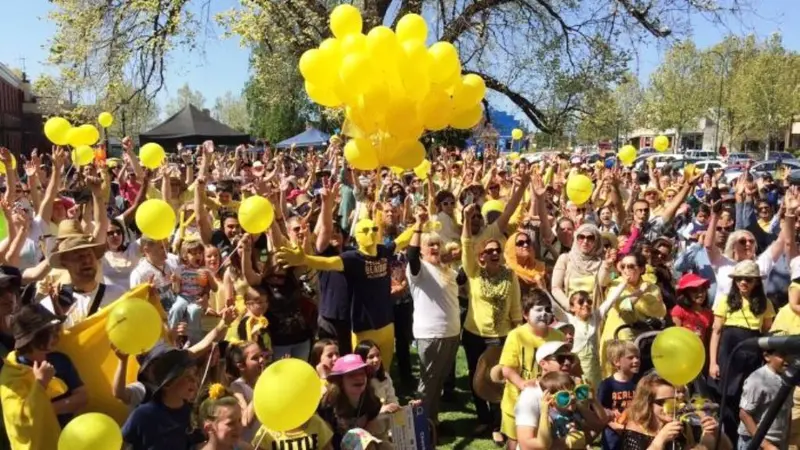 Warga Bendigo, Australia menggelar kampanye toleransi 