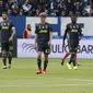 Pemain Juventus tertunduk lesu saat dikalahkan SPAL (AP)