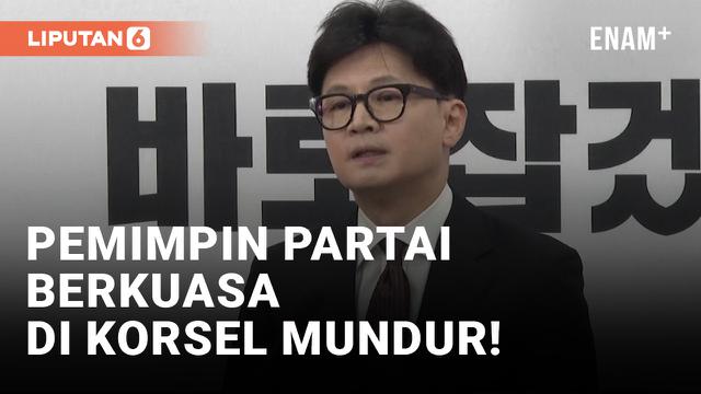 Imbas Pemakzulan Presiden, Pemimpin Partai Berkuasa di Korsel Mundur