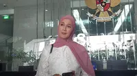 Paula Verhoeven tanggapi putusan perkara cerai dari Baim Wong, yang dikeluarkan Majelis Hakim Pengadilan Agama Jakarta Selatan. Ia kecewa berat. (Foto: M. Altaf Jauhar)