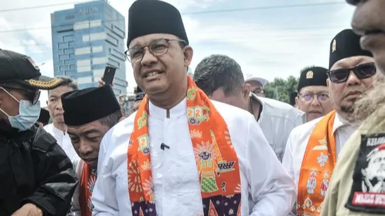 "Lokasi boleh berpindah tapi tujuan tidak akan berganti. Tantangan boleh ada tapi semangat tidak pernah surut," kata Anies.