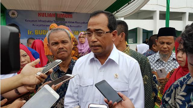 Menteri Perhubungan Budi Karya Sumadi