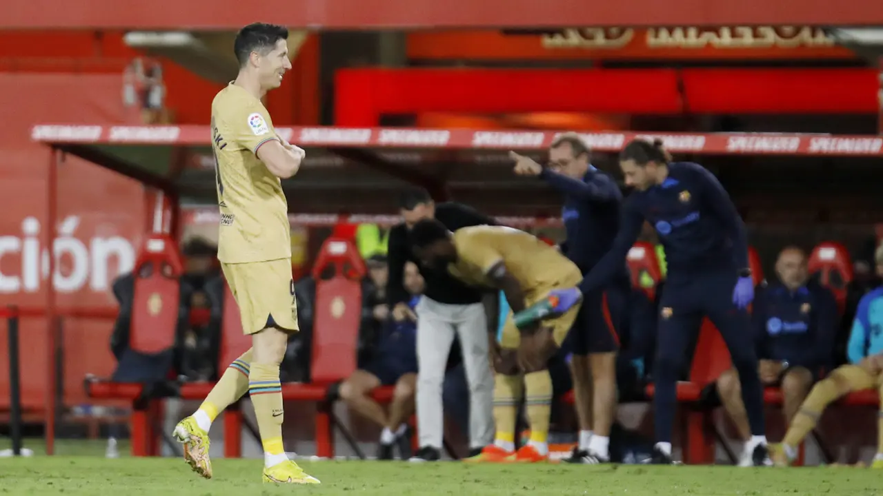 Foto: Robert Lewandowski Lagi, Barcelona Jinakkan Real Mallorca di Liga Spanyol