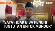 Bupati Pati Sudewo menjawab tuntutan masyarakat yang memintanya untuk mengundurkan diri pada Rabu (13/8/2025).