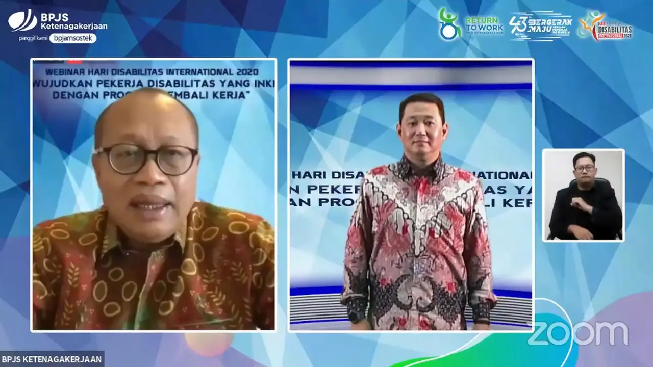 BPJamsostek Gelar Webinar Inklusi Pekerja Disabilitas