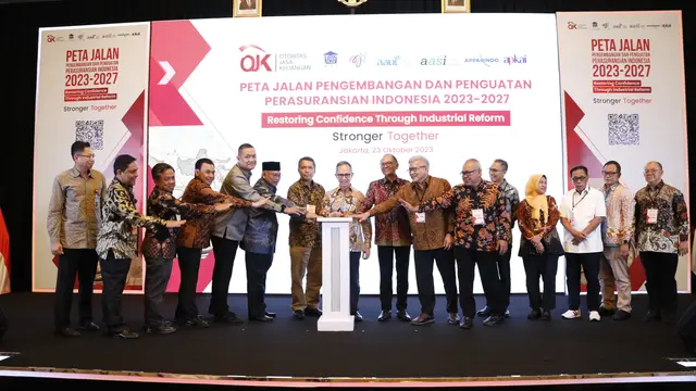 Otoritas Jasa Keuangan (OJK) secara resmi meluncurkan Peta Jalan Pengembangan dan Penguatan Perasuransian Indonesia 2023-2027