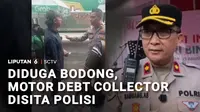 Aksi dua orang debt collector menarik paksa motor milik ojol perempuan di Jalan W. R. Supratman, Pondok Ranji, Ciputat Timur, Tangerang Selatan, berujung viral. Bukannya membawa motor ojol, dua motor para penagih utang itu justru disita polisi karena...