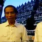 Patung lilin Presiden Joko Widodo atau Jokowi mengenakan busana yang persis sama dengan trademark sang Presiden. (Liputan 6 SCTV)