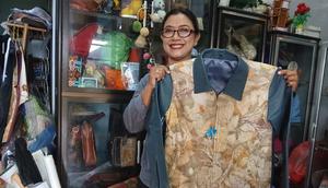 Produk UMKM Diaz Ecoprint Miss Daun Yogyakarta/ Liputan6 Nurul Diva Kautsar
