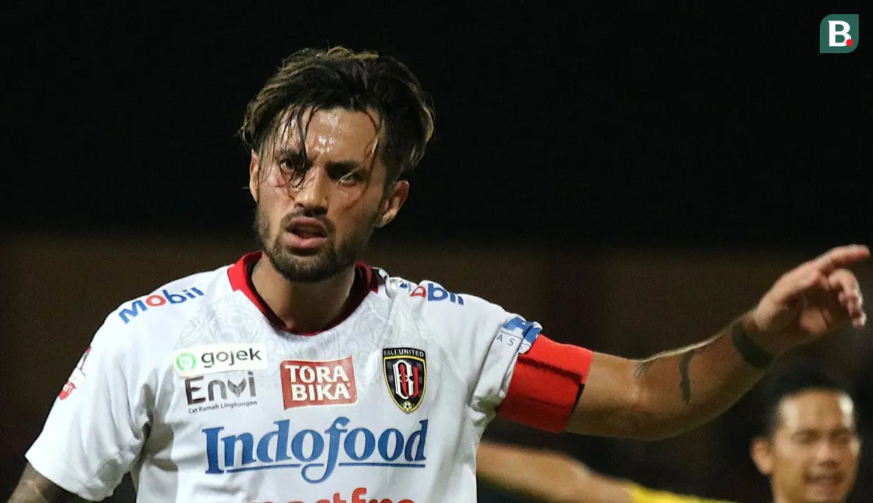 Gelandang Bali United, Stefano Lilipaly. (Bola.com/Aditya Wany)