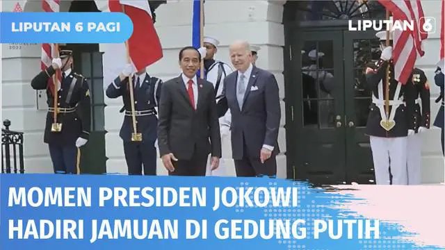 Presiden Jokowi hadiri jamuan santap malam antara para pemimpin negara-negara ASEAN dengan Presiden Amerika Serikat, Joe Biden di Gedung Putih, Washington DC. Dalam acara jamuan santap malam ini, Presiden Jokowi didampingi Menteri Luar Negeri Retno M...