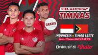 Jadwal FIFA Matchday Indonesia vs Timor Leste Mulai 27 dan 30 Januari Live Vidio