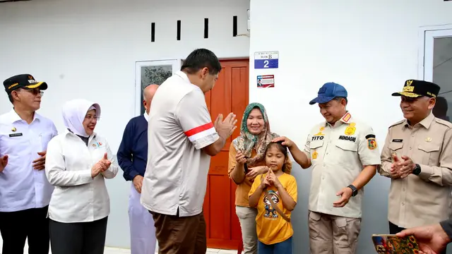 Serahkan 120 Huntap Bagi Penyintas Bencana di Tapsel, Kasatgas Tito Apresiasi Gerak Cepat Bupati