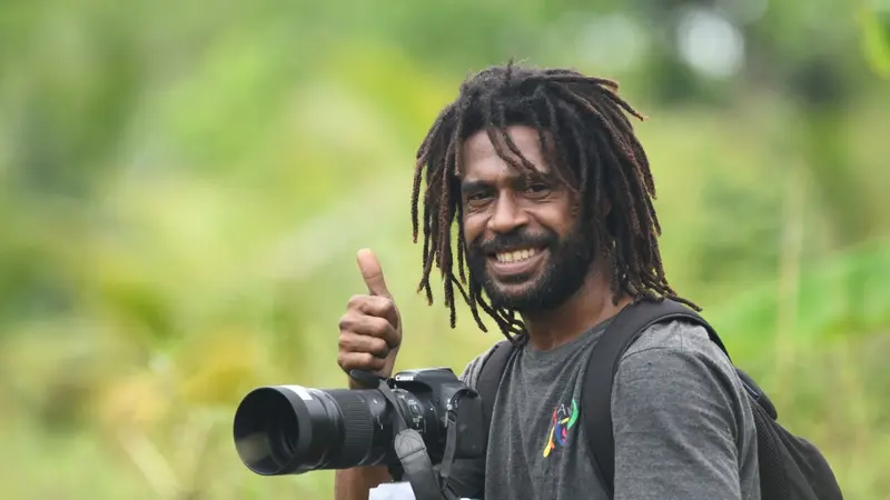 Maurits Kafiar dari Raja Ampat (Foto: Andhy PS - FFI Raja Ampat)