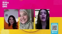 Luna Maya, Revalina S Temat,  Kapanlagi Buka Bareng. (Kapanlagi.com)