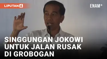 Jokowi Singgung Jalan di Grobogan yang Bertahun-tahun Rusak