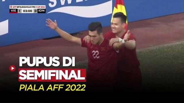 Berita Video, Highlights Semifinal Piala AFF 2022 Leg Kedua antara Timnas Indonesia Vs Vietnam pada Senin (9/1/2022)