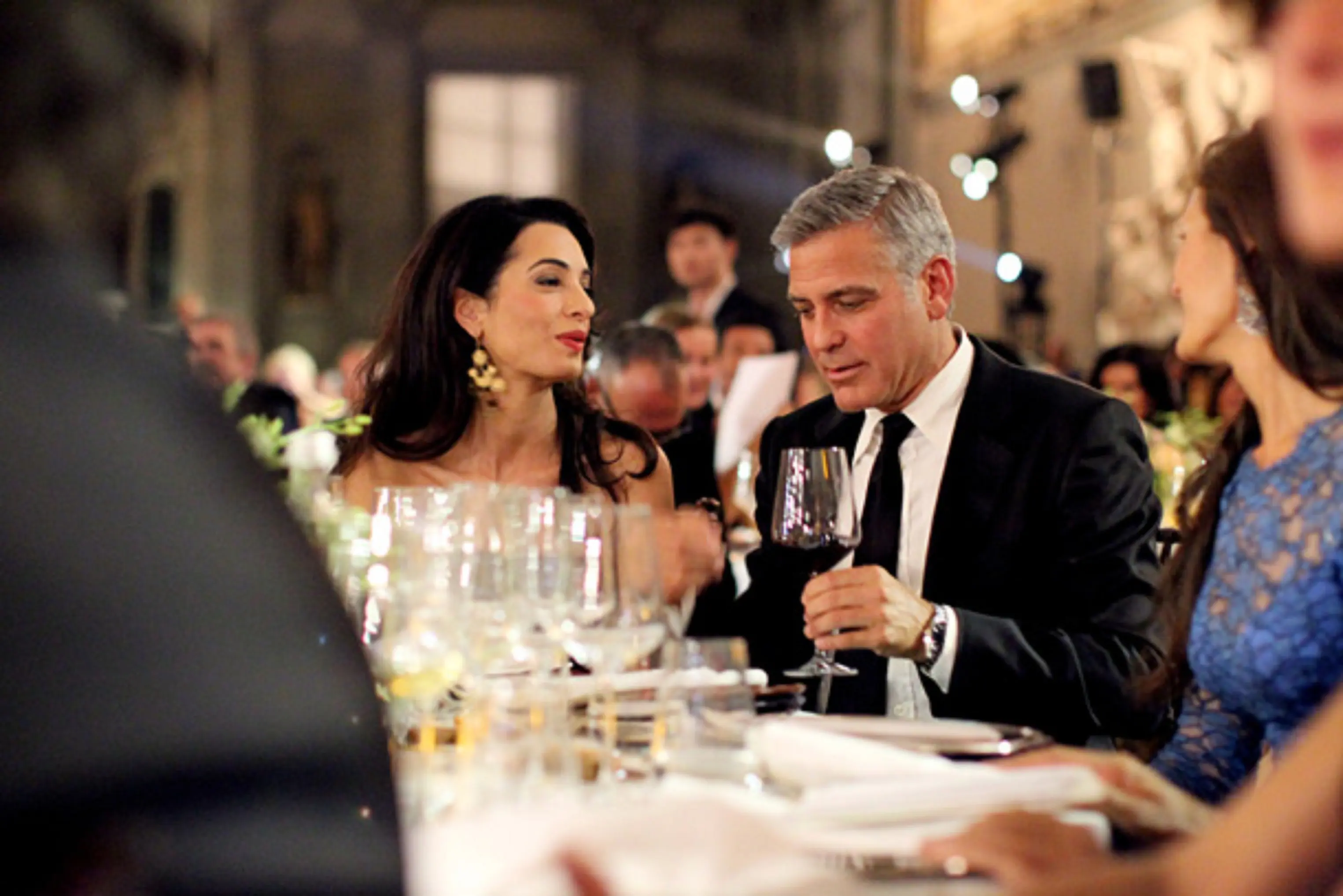 George Clooney dan Amal Alamuddin (mirror.co.uk)