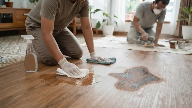 Menghilangkan Bau Kencing Kucing di Lantai Kayu
